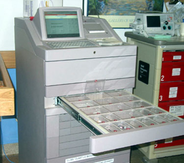 Figure Automated Dispensing Device With Individually Locked Cubicles